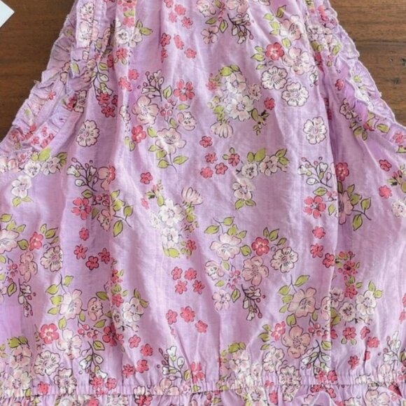 Unique Vintage Floral Dream Weaver Purple Halter Top Sz L New - Picture 5 of 5